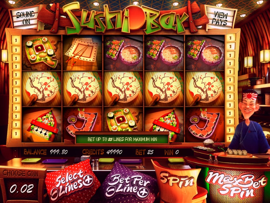 Описание слота Sushi Bar (Суши Бар) в Jet online casino